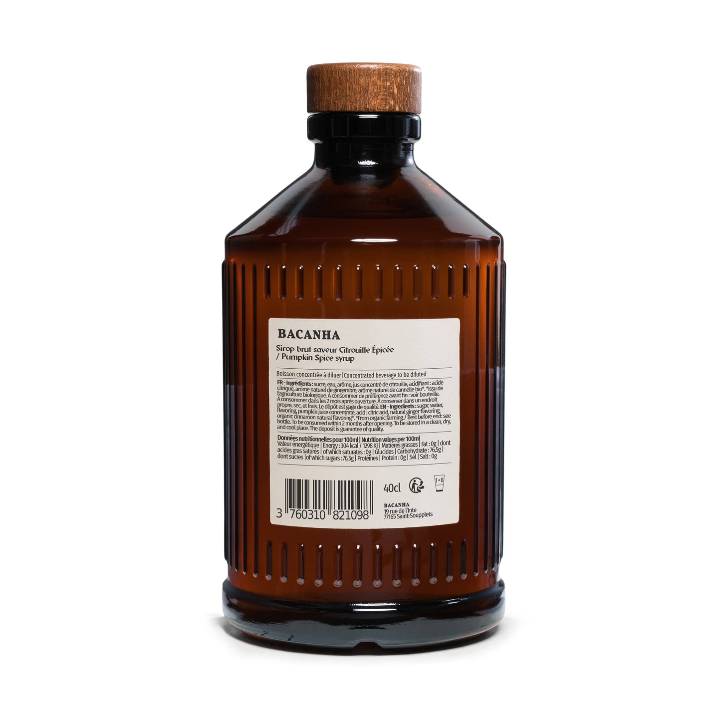 Roher Kürbis-Gewürzsirup (Würziger Kürbis) - 400 ml