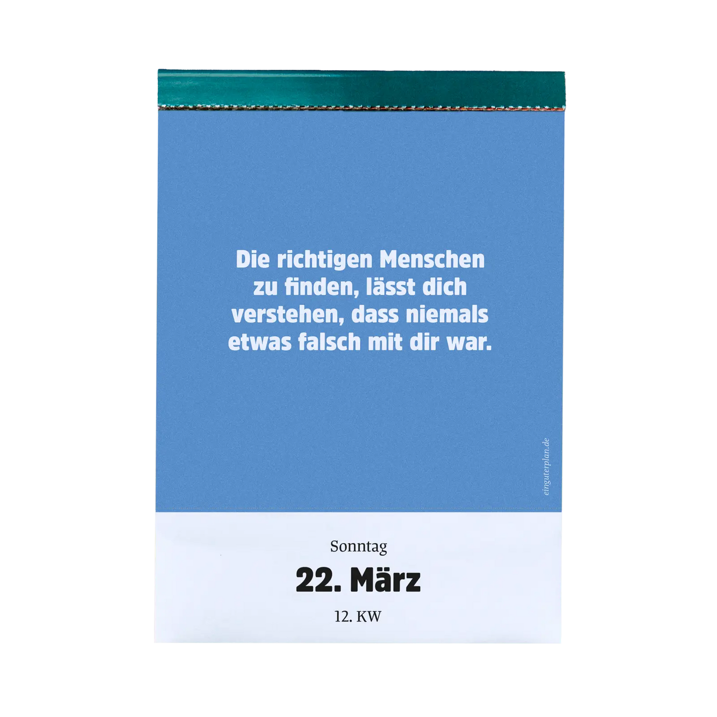 Abreißkalender »Halbwegs entspannt durch 2026«