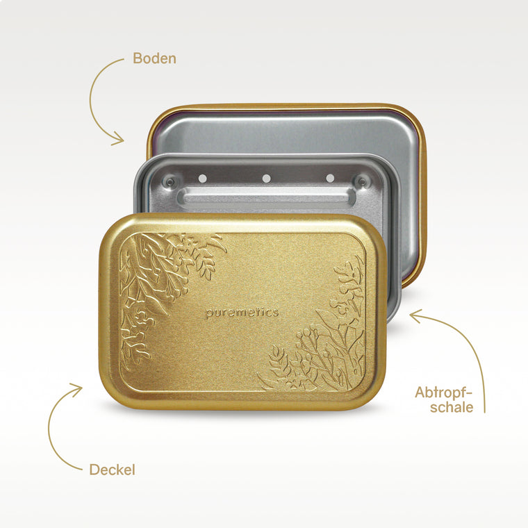 Puremetics Seifenminis mit Seifenbox "gold"