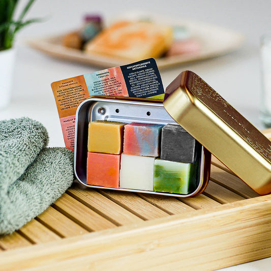 PUREMETICS Seifenminis Testbox, gold