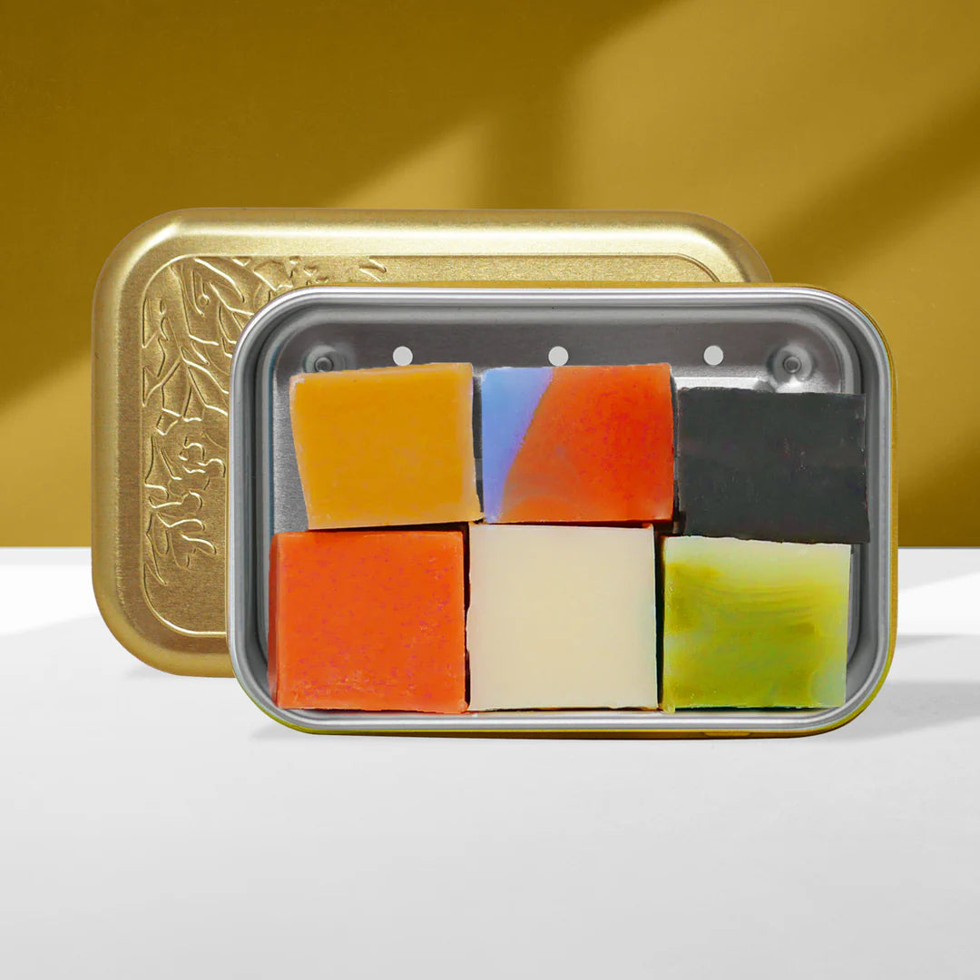 PUREMETICS Seifenminis Testbox, gold